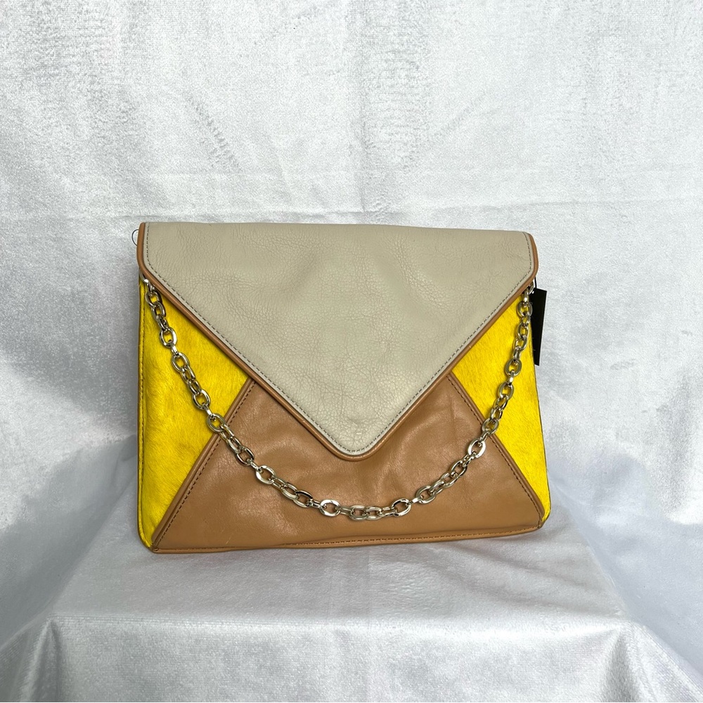Genuine Leather and Cowhide Clutch/Purse